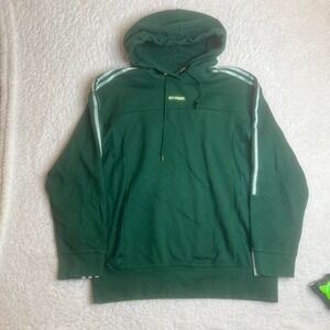 Adidas ivy park green‎ boxy hoodie embroidered logo sleeve hit M